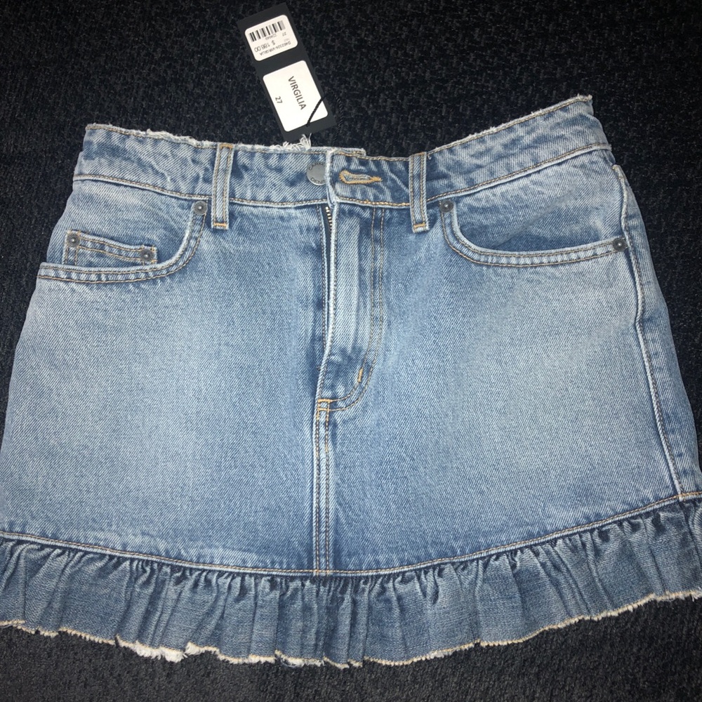 Carmar denim mini skirt